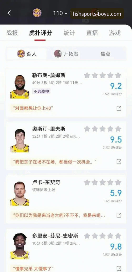 资深用户分享：如何利用博鱼体育App深度复盘一场NBA焦点战